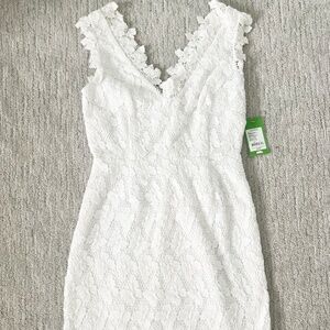 Lilly Pulitzer White Reeve Papillon Dress- Size 2